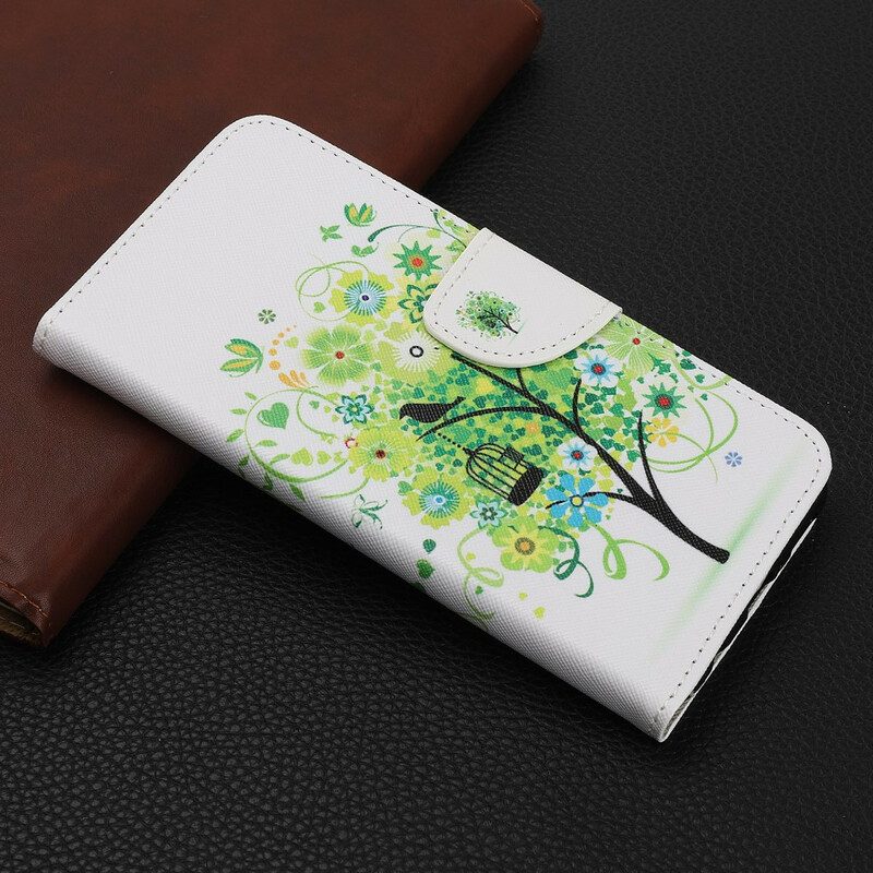 Custodia in pelle iPhone 13 Pro Albero In Fiore