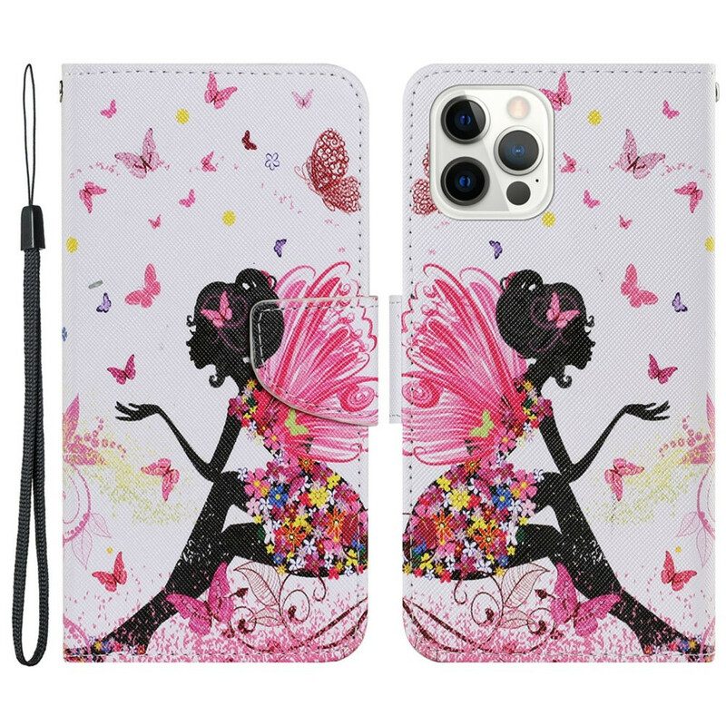 Custodia in pelle iPhone 13 Pro Fata Magica