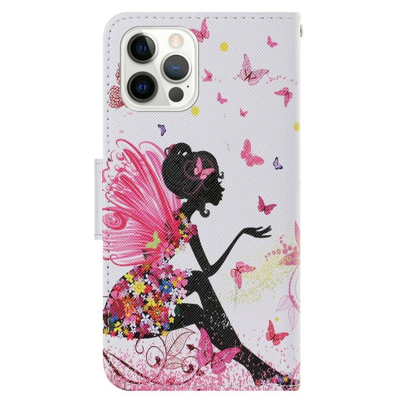 Custodia in pelle iPhone 13 Pro Fata Magica