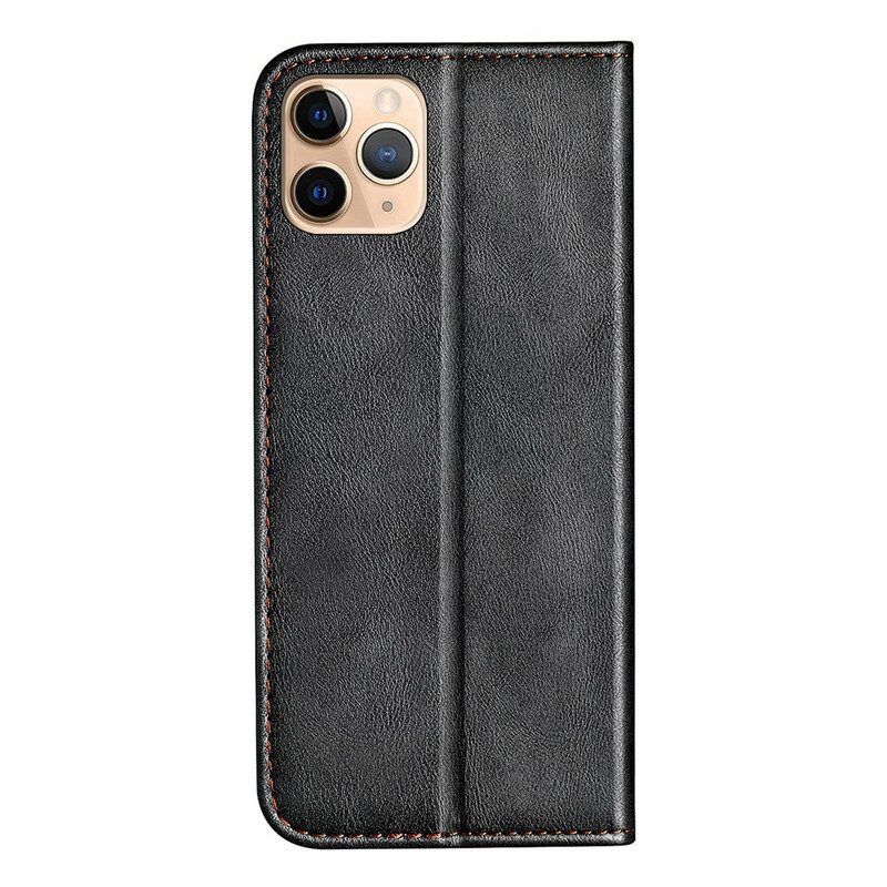 Folio Cover iPhone 13 Pro Custodia in pelle Effetto Pelle Bicolore