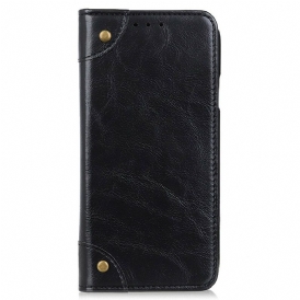 Folio Cover iPhone 13 Pro Custodia in pelle Rivetti D'epoca