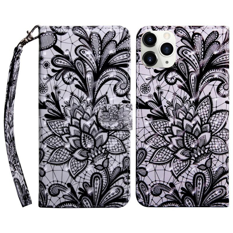 Folio Cover iPhone 13 Pro Pizzo Punto Luce