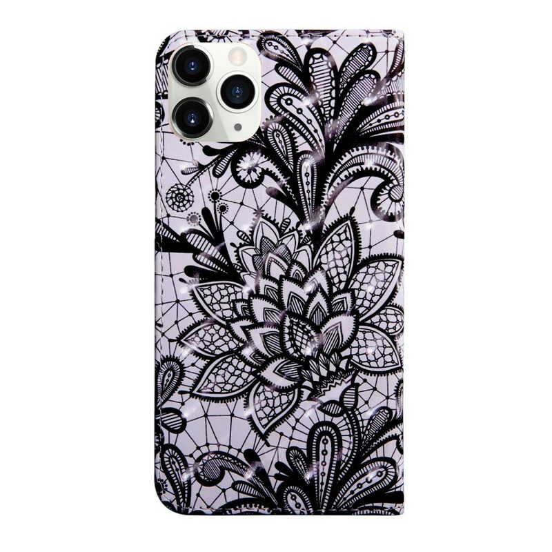 Folio Cover iPhone 13 Pro Pizzo Punto Luce