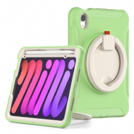 Cover iPad Mini 6 (2021) Anello-supporto Rotante Ultra Resistente