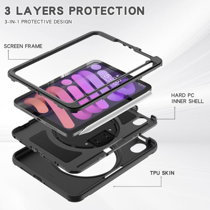 Cover iPad Mini 6 (2021) Cinghia Porta Stilo Ultra Resistente