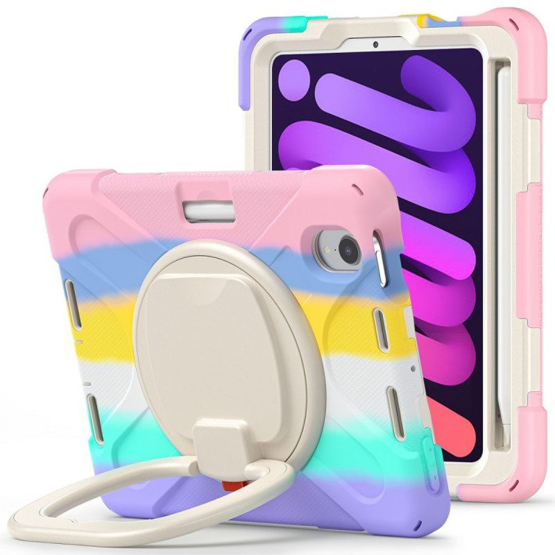 Cover iPad Mini 6 (2021) Colore Supporto Anello Ultra Resistente