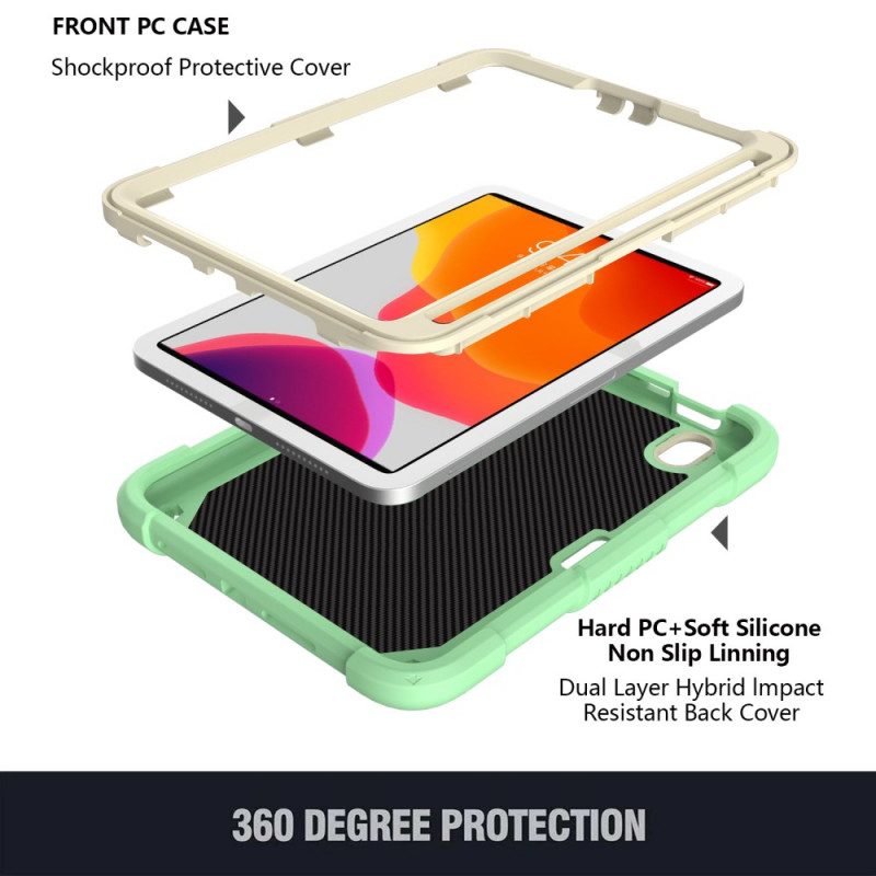 Cover iPad Mini 6 (2021) Tracolla Ultra Resistente E A Farfalla