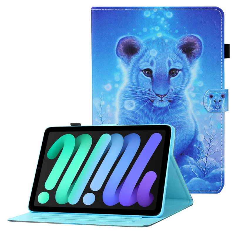 Custodia A Portafoglio iPad Mini 6 (2021) Cucciolo Di Tigre