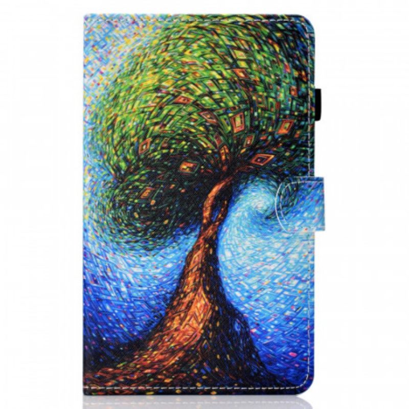 Custodia in pelle iPad Mini 6 (2021) Albero Artistico