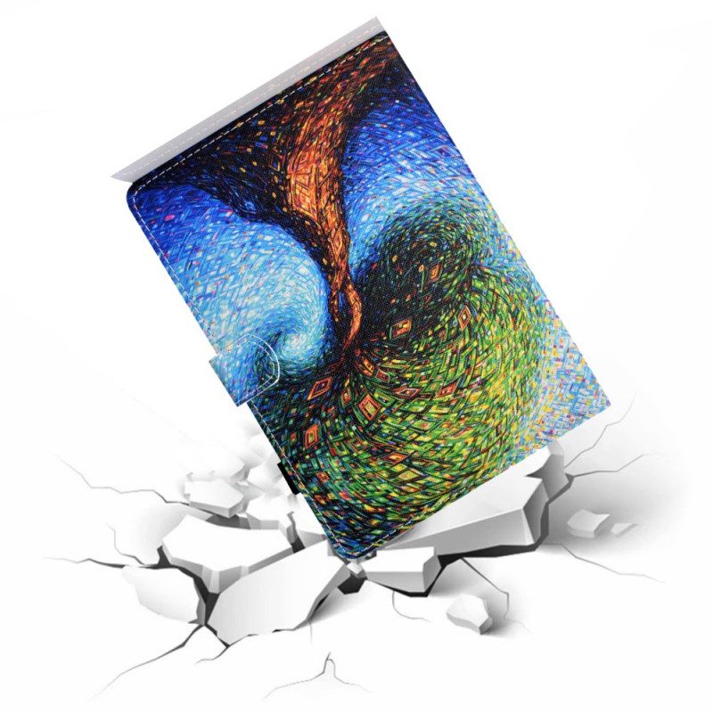 Custodia in pelle iPad Mini 6 (2021) Albero Artistico