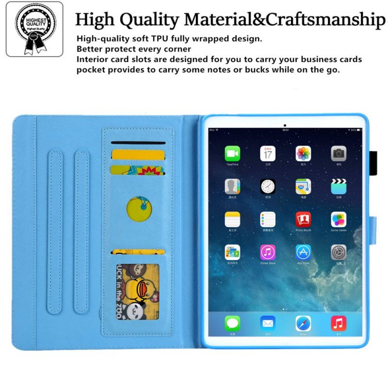 Custodia in pelle iPad Mini 6 (2021) Albero Multicolore