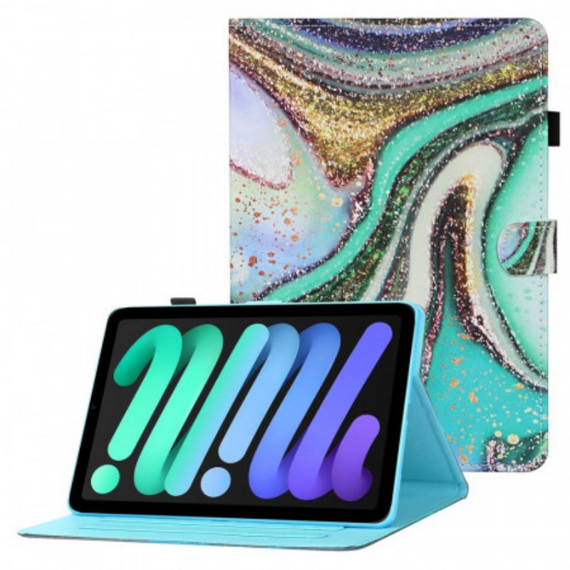 Custodia in pelle iPad Mini 6 (2021) Artistico