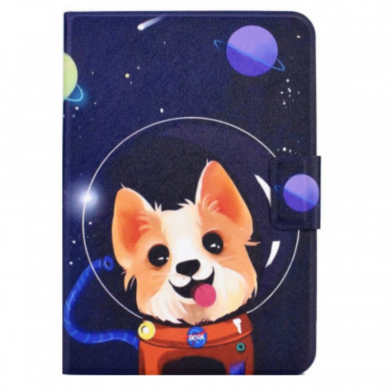 Custodia in pelle iPad Mini 6 (2021) Cane Spaziale