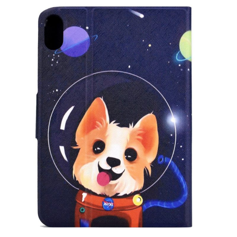 Custodia in pelle iPad Mini 6 (2021) Cane Spaziale