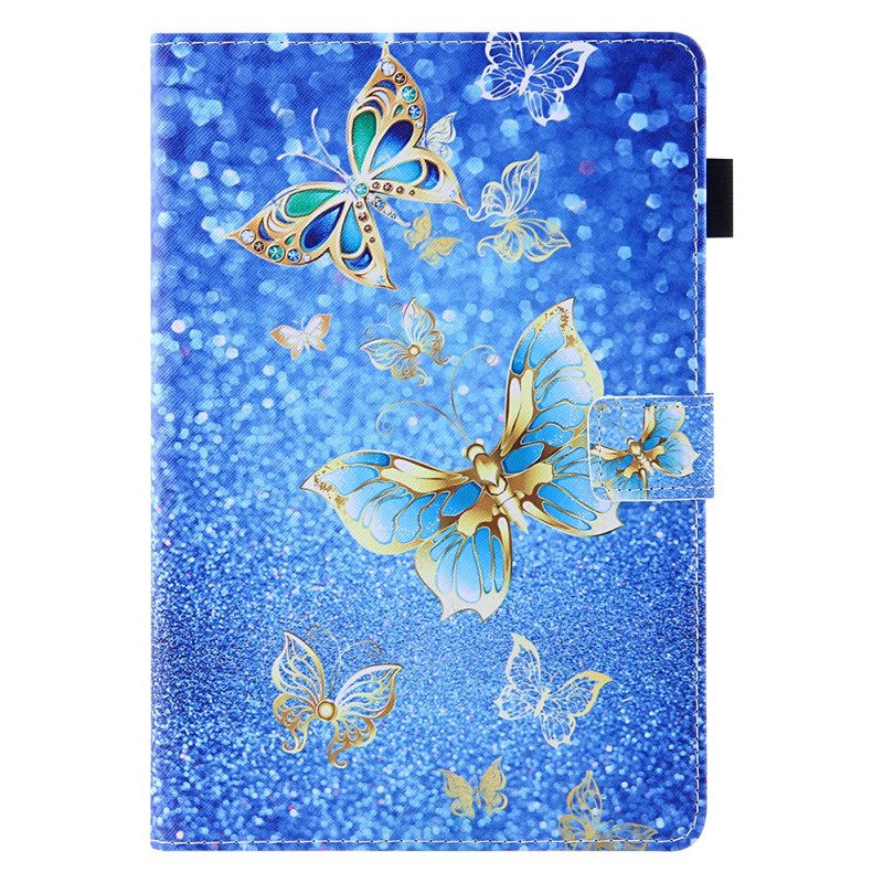 Custodia in pelle iPad Mini 6 (2021) Farfalle Colorate