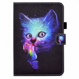 Custodia in pelle iPad Mini 6 (2021) Gatto Psicopatico