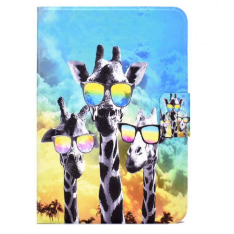 Custodia in pelle iPad Mini 6 (2021) Giraffe Funky