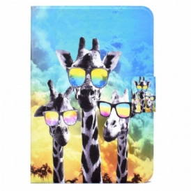 Custodia in pelle iPad Mini 6 (2021) Giraffe Funky