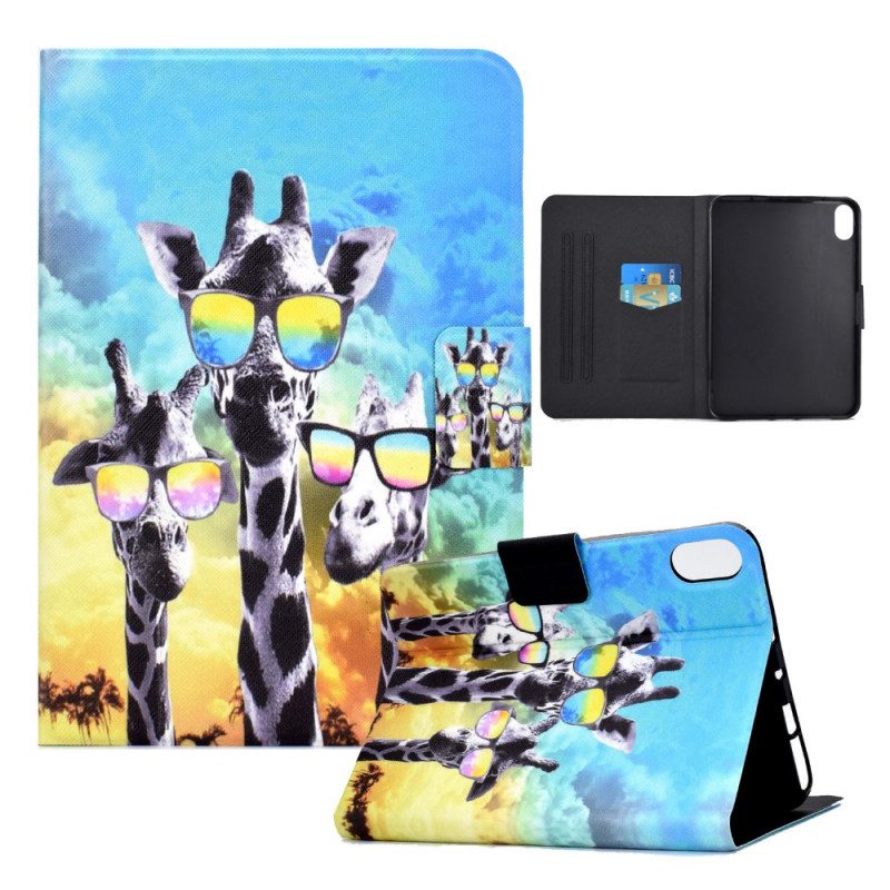 Custodia in pelle iPad Mini 6 (2021) Giraffe Funky