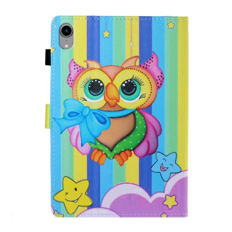 Custodia in pelle iPad Mini 6 (2021) Gufo Multicolore