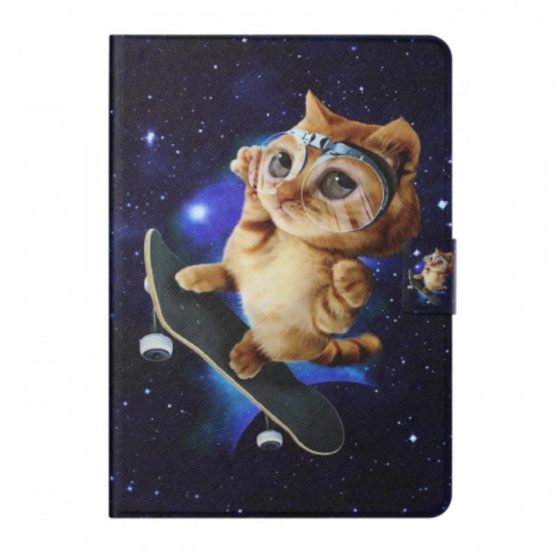 Custodia in pelle iPad Mini 6 (2021) Lo Skateboard Del Gatto