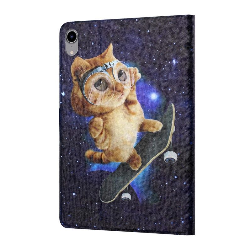 Custodia in pelle iPad Mini 6 (2021) Lo Skateboard Del Gatto