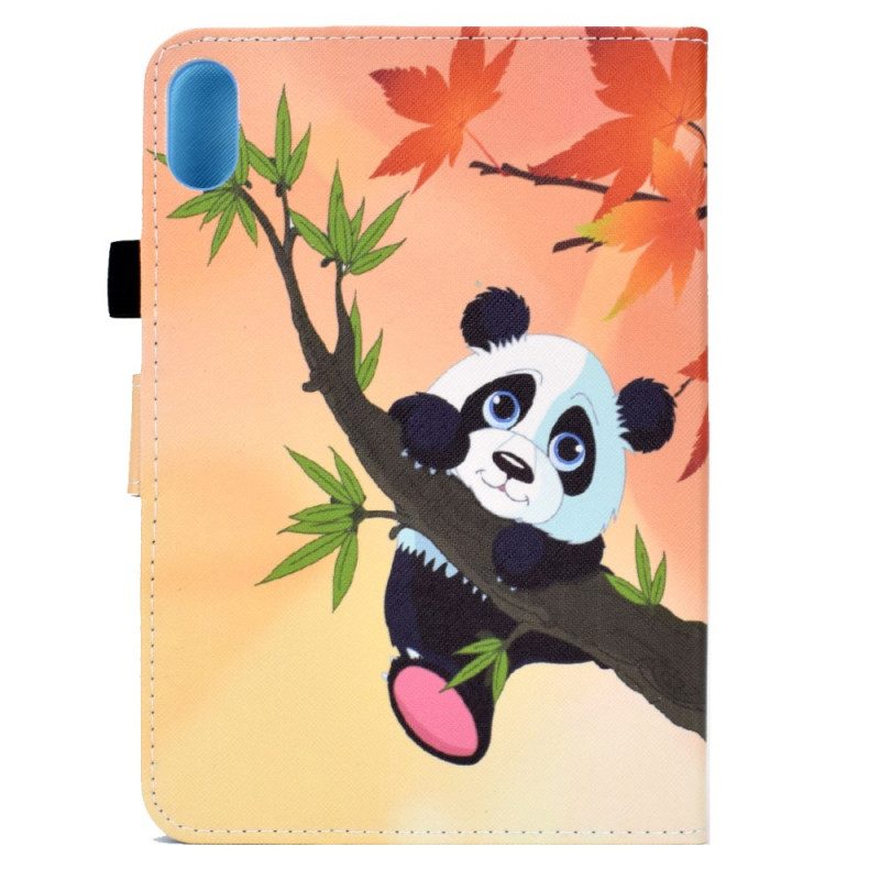 Custodia in pelle iPad Mini 6 (2021) Panda Carino