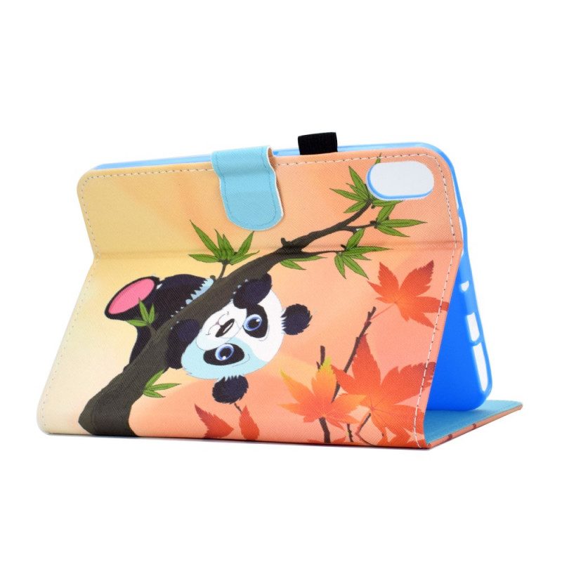 Custodia in pelle iPad Mini 6 (2021) Panda Carino