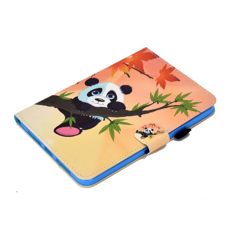 Custodia in pelle iPad Mini 6 (2021) Panda Carino