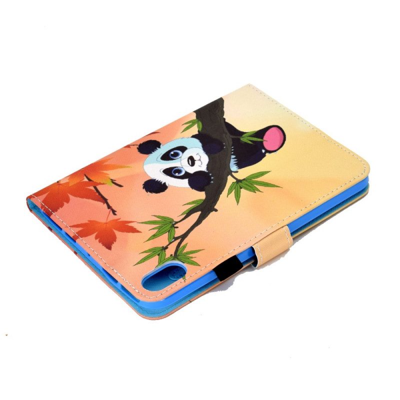 Custodia in pelle iPad Mini 6 (2021) Panda Carino