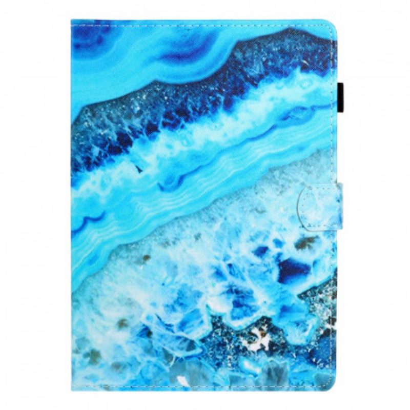 Custodia in pelle iPad Mini 6 (2021) Pietra Blu