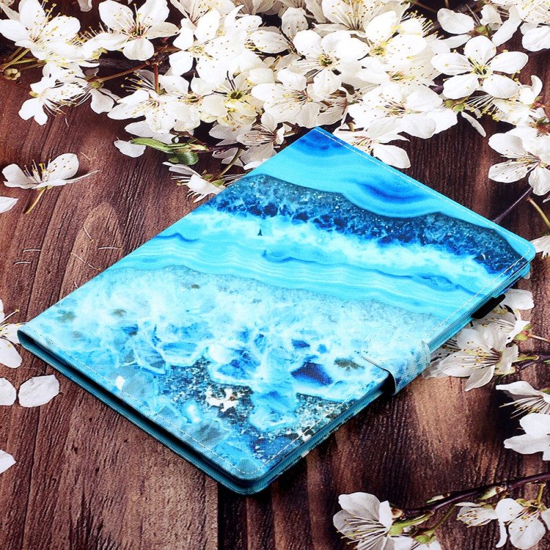 Custodia in pelle iPad Mini 6 (2021) Pietra Blu