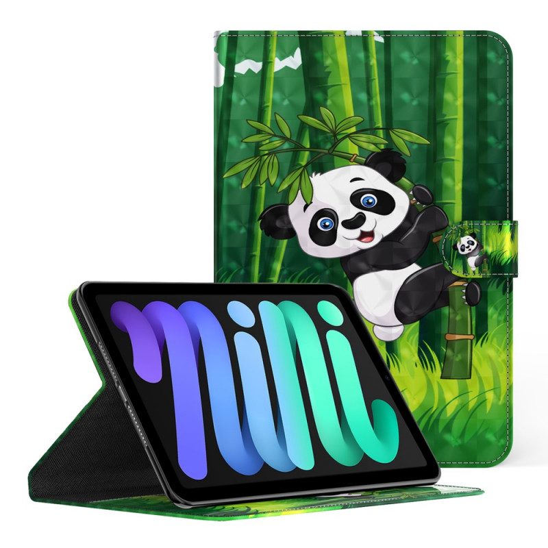 Custodia in pelle iPad Mini 6 (2021) Punto Luce Panda