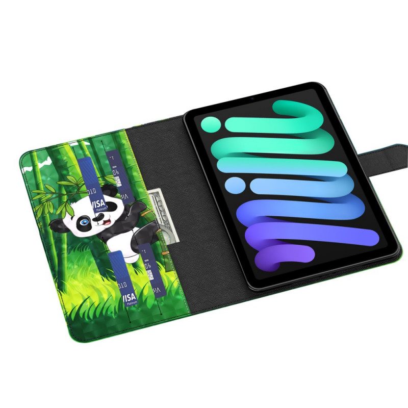 Custodia in pelle iPad Mini 6 (2021) Punto Luce Panda