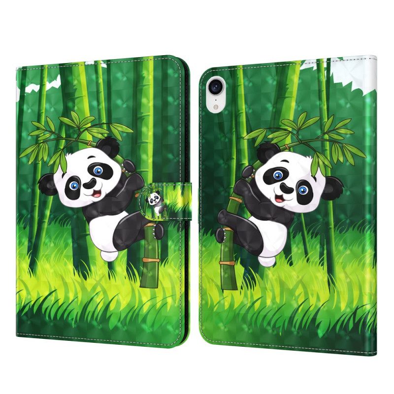 Custodia in pelle iPad Mini 6 (2021) Punto Luce Panda