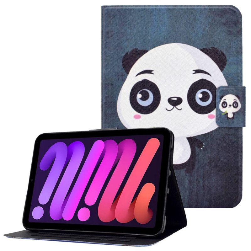 Custodia in pelle iPad Mini 6 (2021) Simpatico Panda