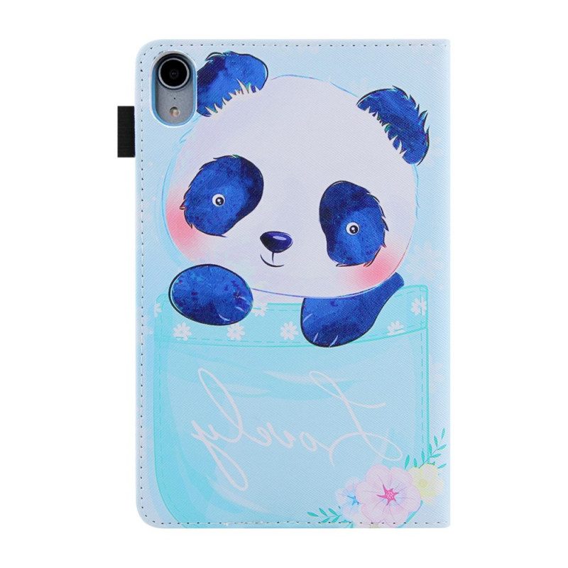 Custodia in pelle iPad Mini 6 (2021) Simpatico Panda