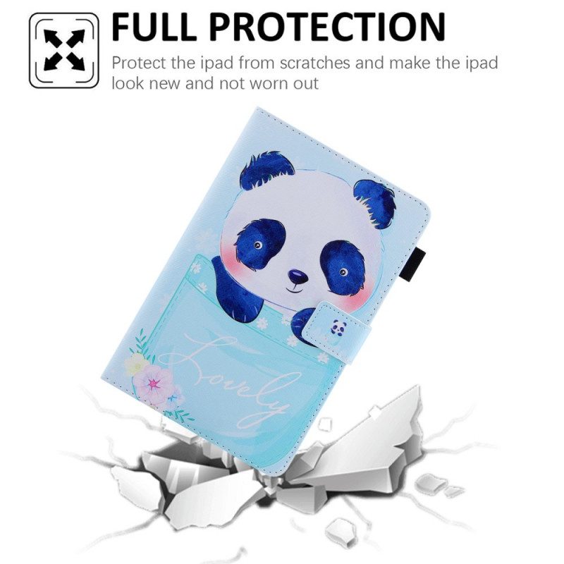 Custodia in pelle iPad Mini 6 (2021) Simpatico Panda