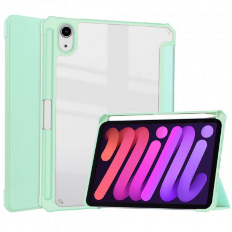 Custodia iPad Mini 6 (2021) Ecopelle E Retro Trasparente