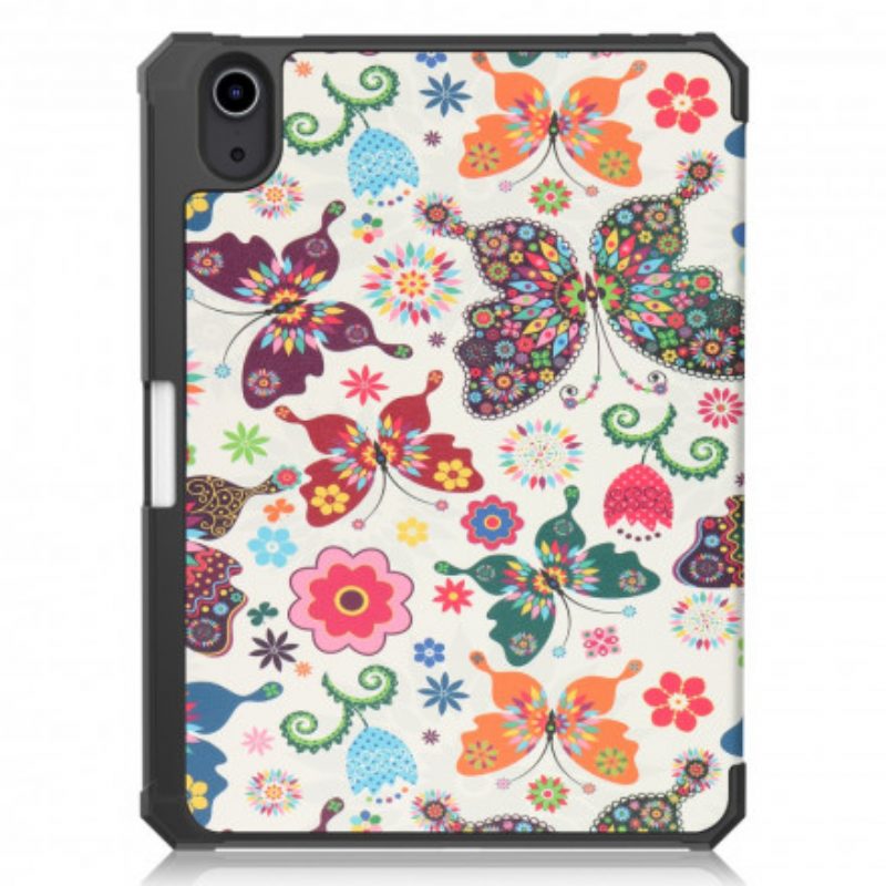 Custodia iPad Mini 6 (2021) Portapenne Fiore Vintage