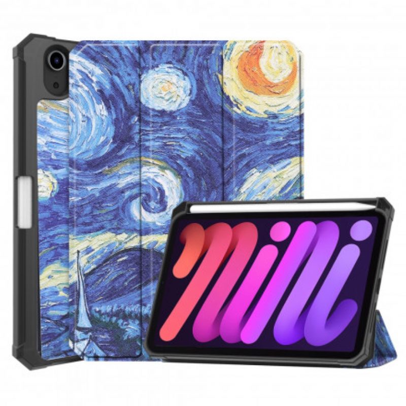 Custodia iPad Mini 6 (2021) Portapenne Notte Stellata