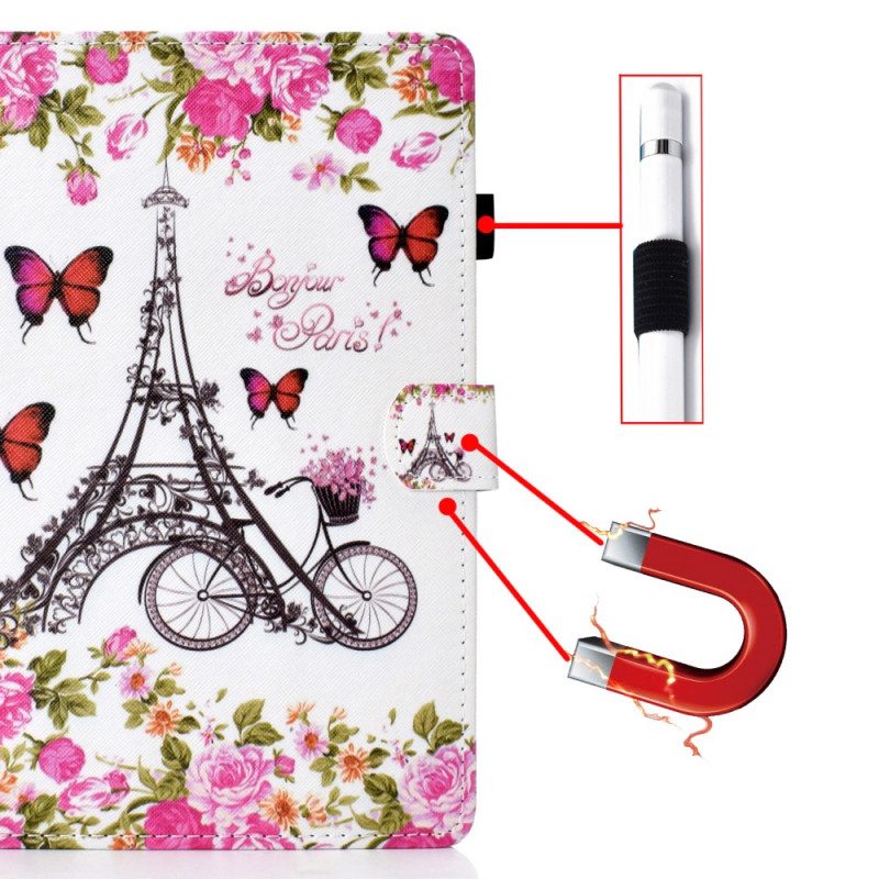 Folio Cover iPad Mini 6 (2021) Bici Della Torre Eiffel