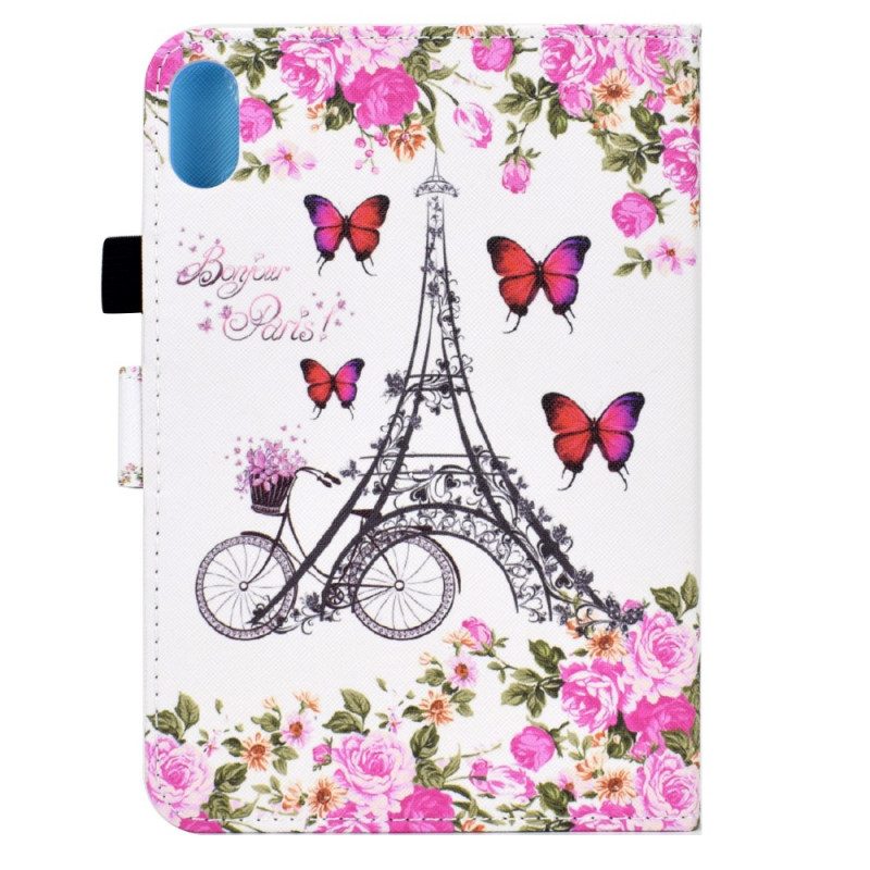 Folio Cover iPad Mini 6 (2021) Bici Della Torre Eiffel