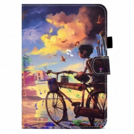 Folio Cover iPad Mini 6 (2021) Bicicletta Arte