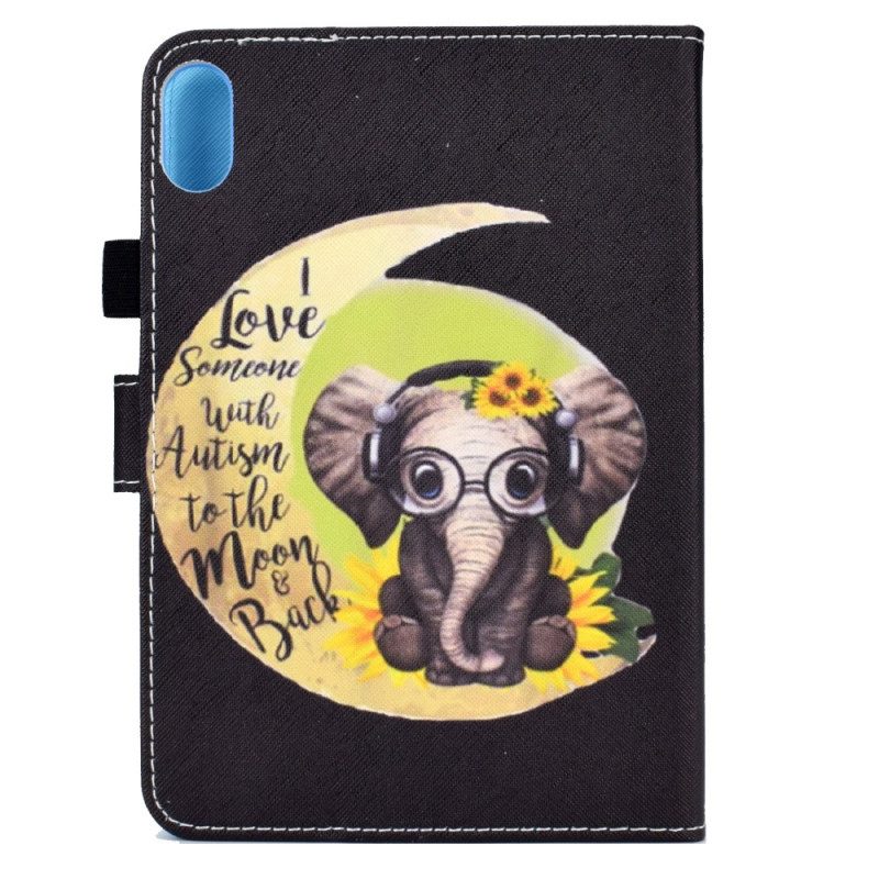 Folio Cover iPad Mini 6 (2021) Elefante Divertente