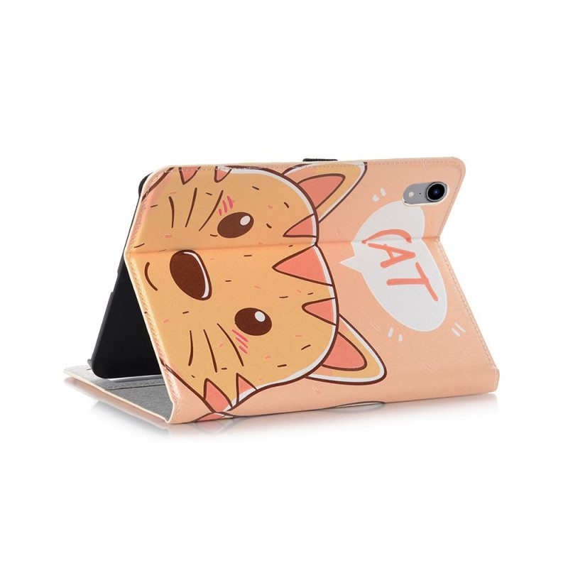 Folio Cover iPad Mini 6 (2021) Gatto Dei Cartoni Animati