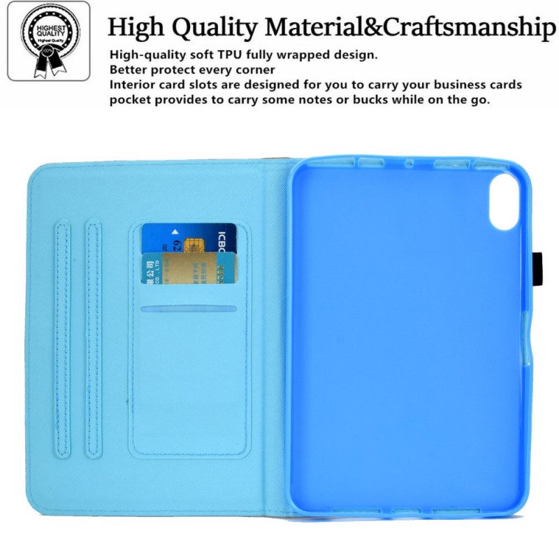 Folio Cover iPad Mini 6 (2021) Gufo Tribale