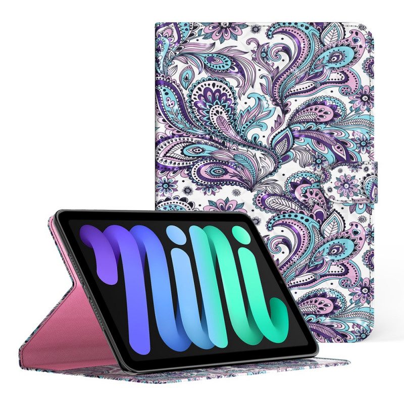 Folio Cover iPad Mini 6 (2021) Motivo Cachemire Punto Luce