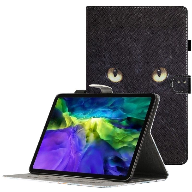 Folio Cover iPad Mini 6 (2021) Occhi Di Gatto Nero