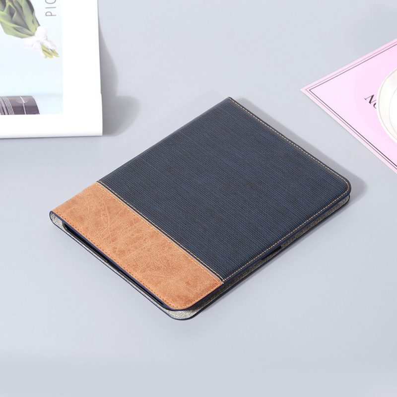 Folio Cover iPad Mini 6 (2021) Tessuto Bicolore